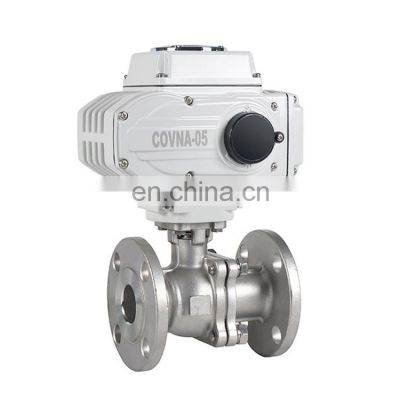 ANSI Flange 150LB Motorized Ball Valve ON/OFF Type Stainless Steel 304 Two Ways