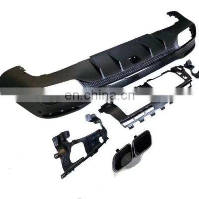 Rear Bumper Lip Muffler Exhaust Tip Splitter Diffuser Protector For Benz GLE GLS V167 X167 2020+ GLE63 AMG