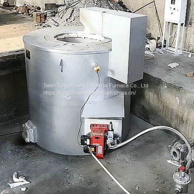 10 ton crucible furnace is safe and simple to operate. Gas crucible furnace