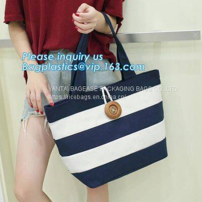 8oz Fashion Custom Print Logo Long Handle Canvas Bag Tote Bag,organic Cotton Custom Printed Tote Canvas Bag Bagease Pac