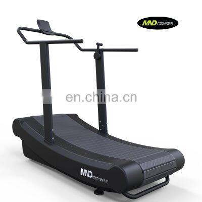 MND Fit Multiwork Shandong gym fitness economic commercial  non-motorized manual curve treadmill running machine treadmill home