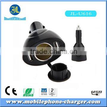 Hot Product Multi USB Ports and Charging Port With Portable Fashion Design 12V Car Charger photo-3