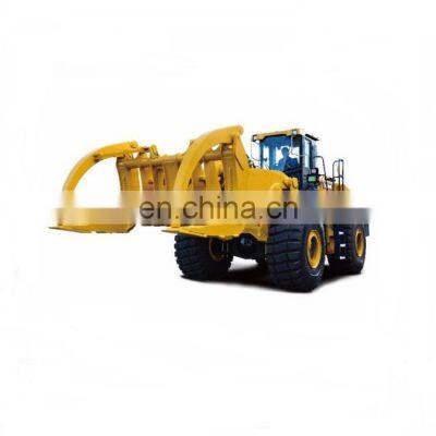 Small 3 tons wheel loader LW300FN with wood/grass clamp