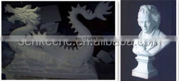 3d cnc stone sculpture machine carving marble/gravestone /stele/ Emboss/used granite bridge saw cnc stone machinery