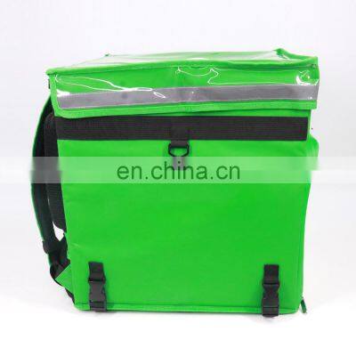 Custom Take Out Pizza Cooler Backpack Heat Insulated Food Delivery Bag