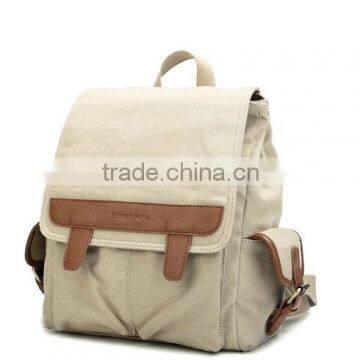 Black vintage fashion canvas backpack