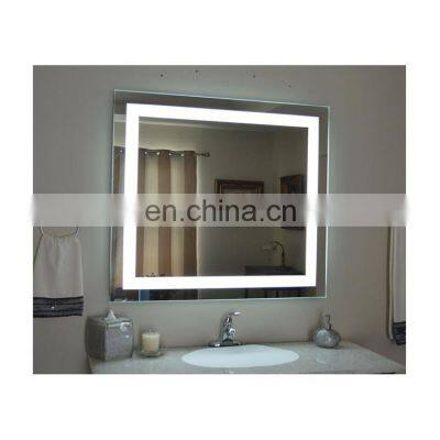 2021 Wholesale High Quality Hotel Silver 5mm Wall-mounted Oval Bathroom Smart Decorative Mirror photo-3