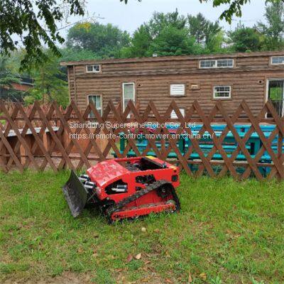 robot lawn mower for hills, China remote control mower price, tracked remote control lawn mower for sale