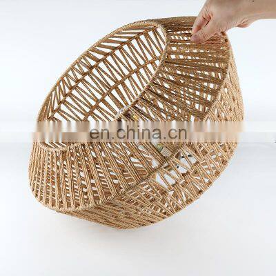 Restaurant Hanging Home Decor Chandelier Led Ceiling Bed Bamboo Bedside Covers Shades Decorative Lanterns Rattan Pendant Lamp photo-2