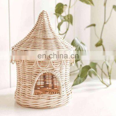 Hot Sale Rattan Circus Tent With Removable Big Top Doll House Bag Kids Toys Wholesale Supplier