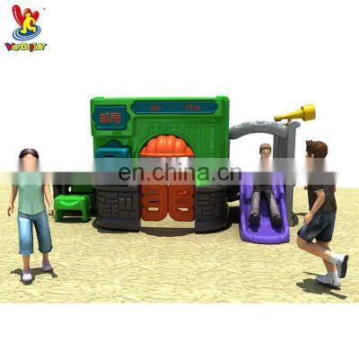 Indoor Playground Playhouse Kids Cheap Post Office Play Toys for Customized 4-6 Children >3 Years 3D Installation Instructions