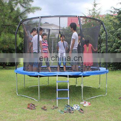 Kids Play Ground Equipment Outdoor Mini 14ft 15ft 16ft Trampoline With Enclosure Net photo-4