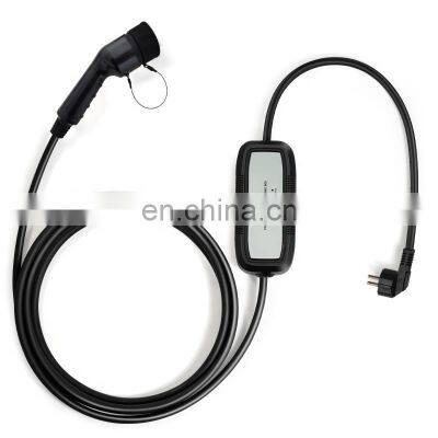 Hot Sale Product AC European Standard Type 2 32A 7KW Portable EV Charger Car Charger Charging Gun(Indicator Light Type)