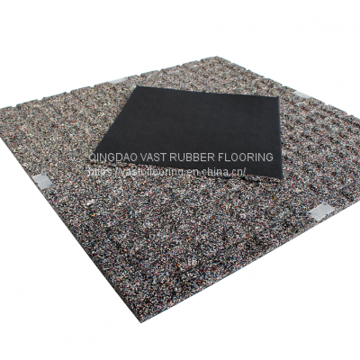 EPDM Laminated Rubber Flooring Gym Flooring Rubber Tiles Mat photo-2