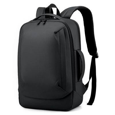 Waterproof Business Travel Notebook Backpack Anti Theft Computer Backpack Black photo-2
