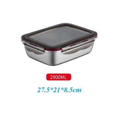 Stainless Steel Food Box, Fresh-keeping Lunch Box, Fruit Bento Box photo-5