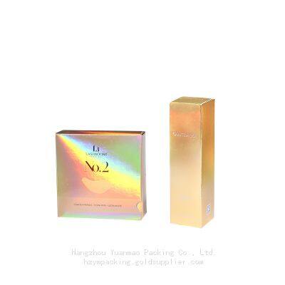 Silver Card Radiant White Cardboard Box Cosmetic Packaging Box Folding Mask Box Perfume Box Printing Color Box Introduction