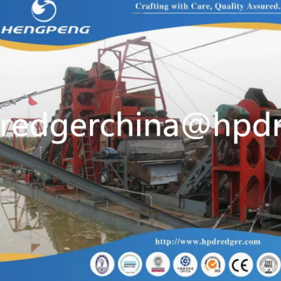 China Heavy-Duty 120m3/T Chain Bucket Iron Dredger for Effective Salt Management