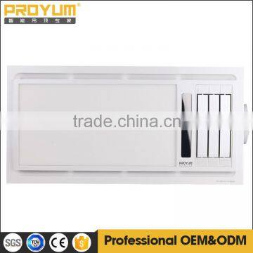 Ceiling mounted bathroom PTC master heater with LED light and white color B3126A CCC certification is available