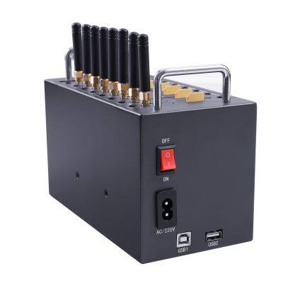 Customized 4G Lte Faster 8 Ports SMS Modem SMS Caster IMEI Change Bulk SMS Sender SMS Text Blaster Modem API SMPP Router