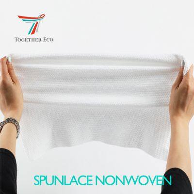 viscose spun-lace non-woven fabric company quanzhou together eco tech co ltd sustainable PLA spunlace non woven fabric price