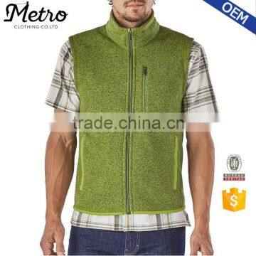 Custom Outerwear Fashion knitted Vests For Men