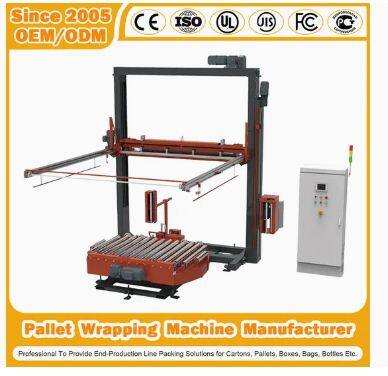 Inline/Oneline Wrapping Machine Manufacturer Automatic Film Packing Strapping/Stretch