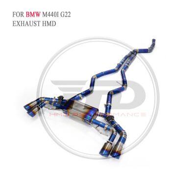 HMD Titanium alloy Exhaust Catback для BMW M440I G22/M550i G30/650i F13 N63/750i F02/M850I G16 Автомобильные аксессуары whatsapp+86 18946955156
