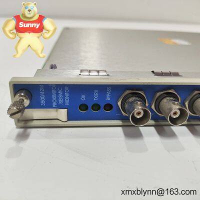 BENTLY 3500/42M 176449-02 — Multi-channel Proximitor/Seismic Monitor for Critical Machinery Protection