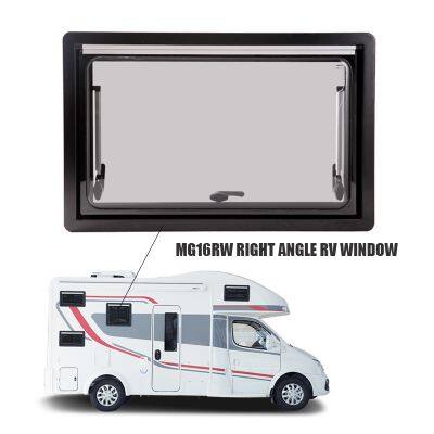 MAYGOOD MG16RW 500x350mm RV Motorhome Caravan Aluminum Side Window With Curtains and Blinds photo-3