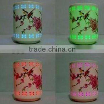 solar ceramic lamp for decoration