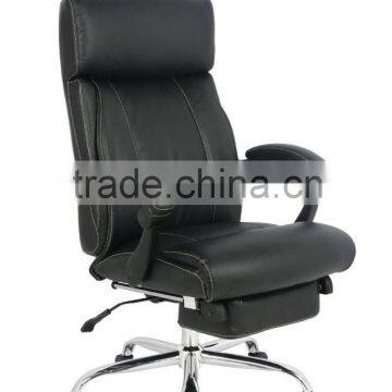 Reclining Office Chair, High Back Bonded Leather Chair with Footrest                        
                                                Quality Choice