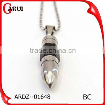 Fashion Jewellery Accessory Pen Head Steel Pendants For Men