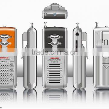 No screen appearance portable Radio With Built-in Speaker Classic Am fm Radio