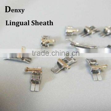 with hook cast dental orthodontic lingual sheath