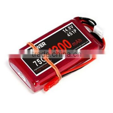 4s 14.8v 1300mAh 75Cbattery for racing drone | Lipo Battery for FPV Racing Quadcopters | tattu nano-tech Lipoly XT60 connector