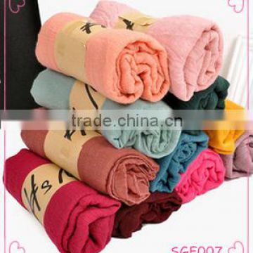 Best selling fancy colorful winter scarf