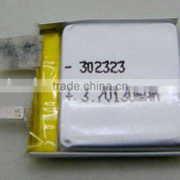 LP302323 Li-polymer battery, 3.7V lipo battery