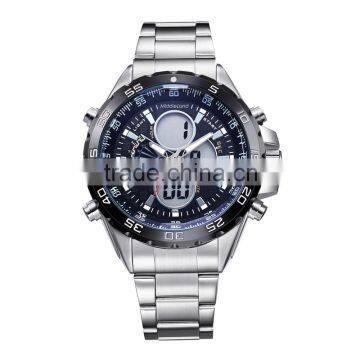 MIDDLELAND Fashion style Colorful Plastic Multifunction Alarm 5ATM digital sports clock men watch blue sport watch