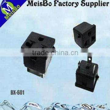 Micro 15A 250V industrial accessory 3-gang socket outlet