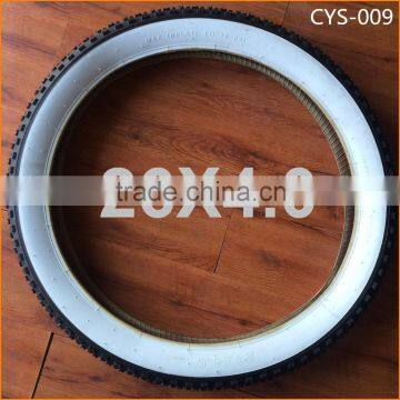 Bicycle Tire Factory For White Sidewall Fat Bike Tyre 26X4.0