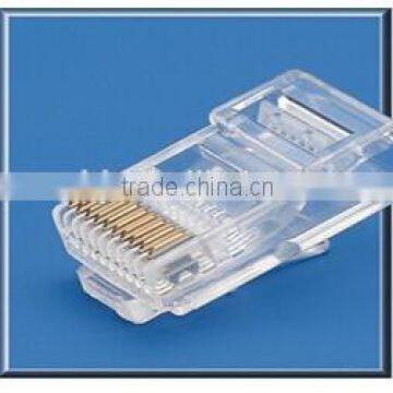 UTP 8P8C Cat5e modular plug,8 pin rj45 connector