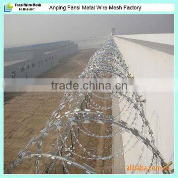 Single coil hot dip galvanized razor wire CBT-60