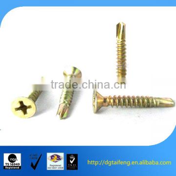 cross recessed flat CSK head self drilling screw