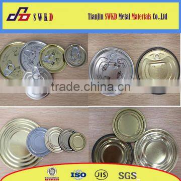 Tinplate Twist Off Cap EOE Lids for Packaging Can