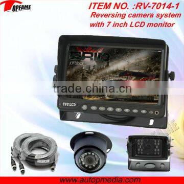 RV-7014-1V car rearview Camera mirror System with 7inch digital LCD monitor, HD CCD camera