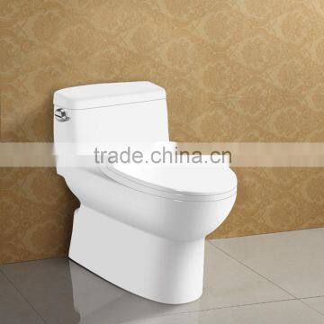 White Glazed China Floor Mounted Wash Down Toilet photo-5
