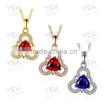 high quality zirconia necklace chains fashion pendant necklace