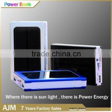 2015 New Products Arrival Power Bank 12000mah Mobile Portable Waterproof Solar Charger