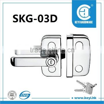 SKG-03D South America Standard door lock, handle key type glass door lock